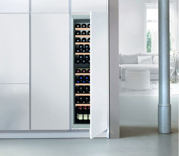How to attach a door to an integrated wine fridge