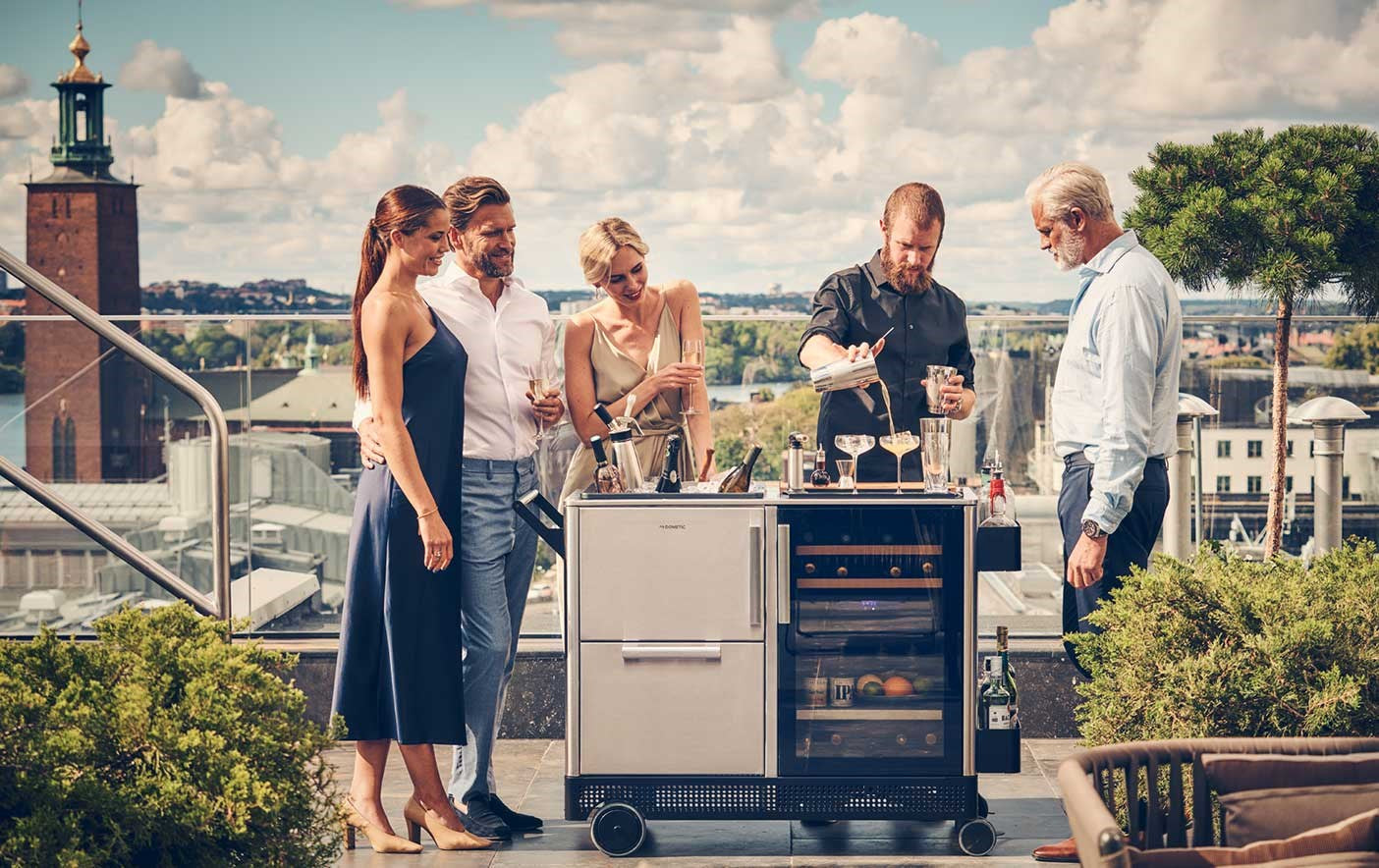 Can you put a wine fridge outside?