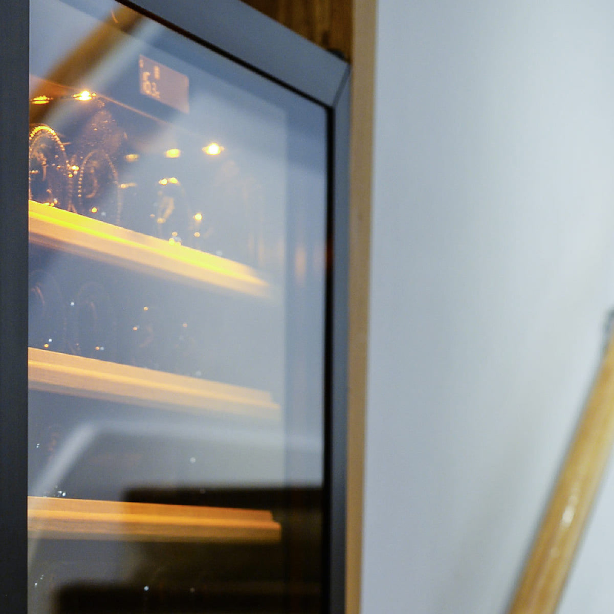 Why wine fridges have glass doors