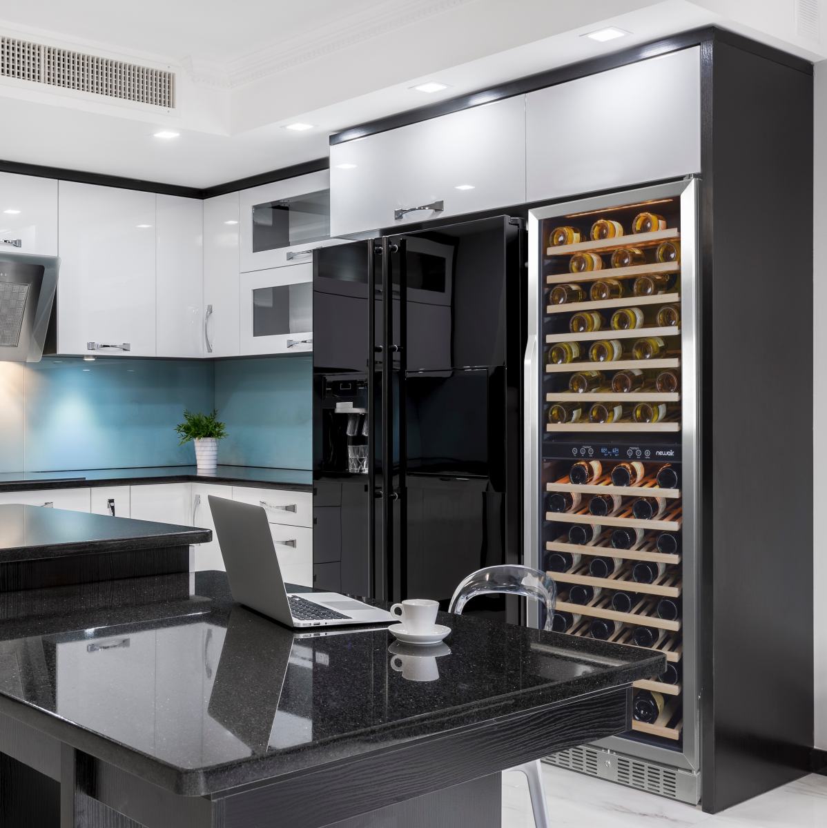 Wine Cooler Wine Storage Above Kitchen Cabinets Kitchen Cabinets