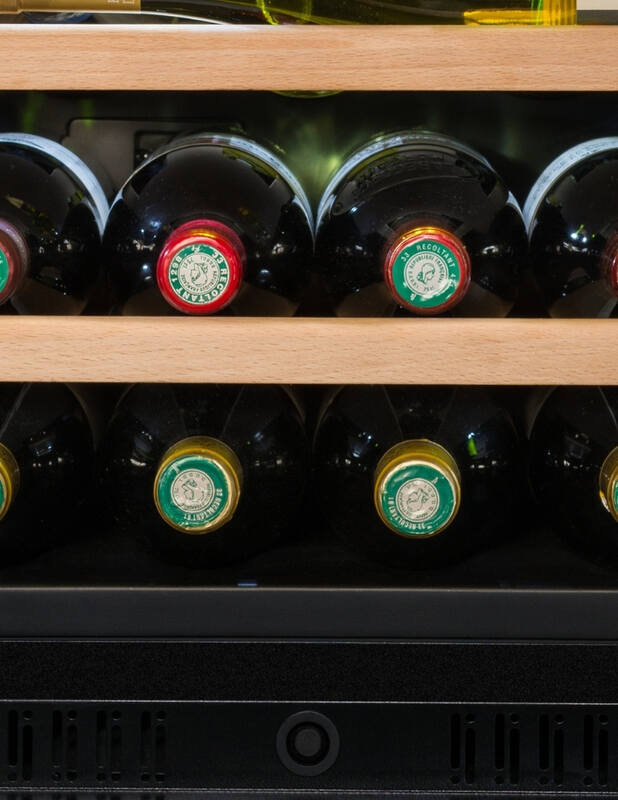 Avintage - 32 Bottle Dual Zone Integrated Wine Cooler - AVI6075PLATINUM