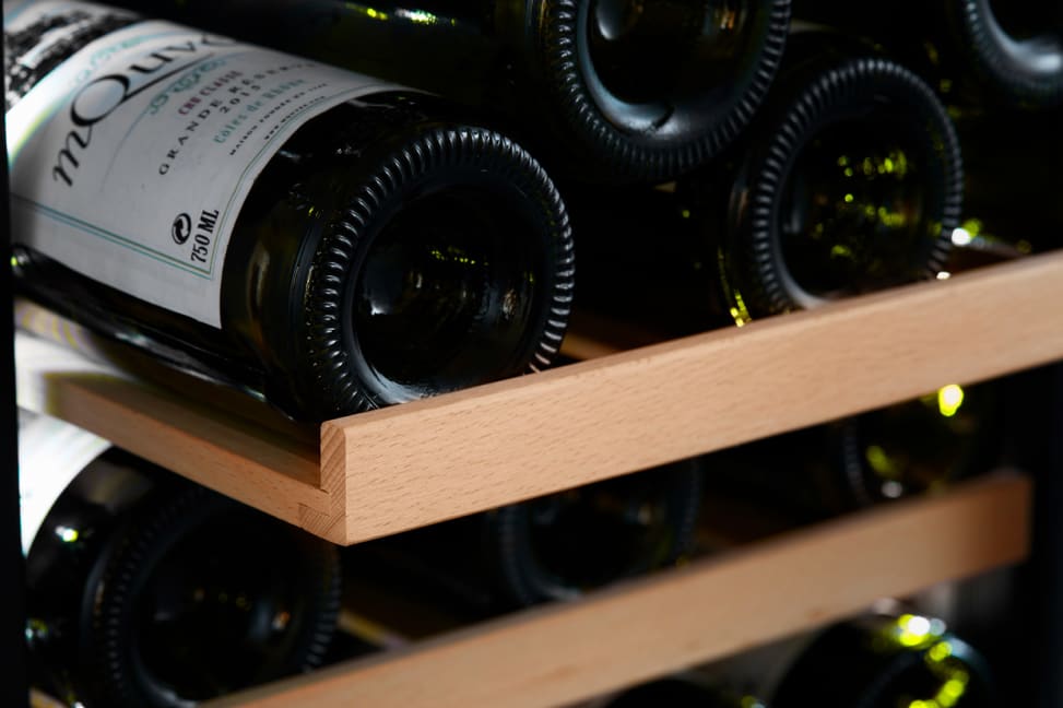 mQuvée - WineCave 700 40D Anthracite Black Dual Zone Wine Fridge