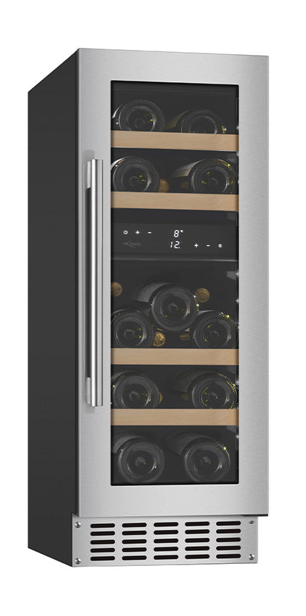 mQuvée - WineCave 700 30D Stainless Dual Zone Wine Fridge