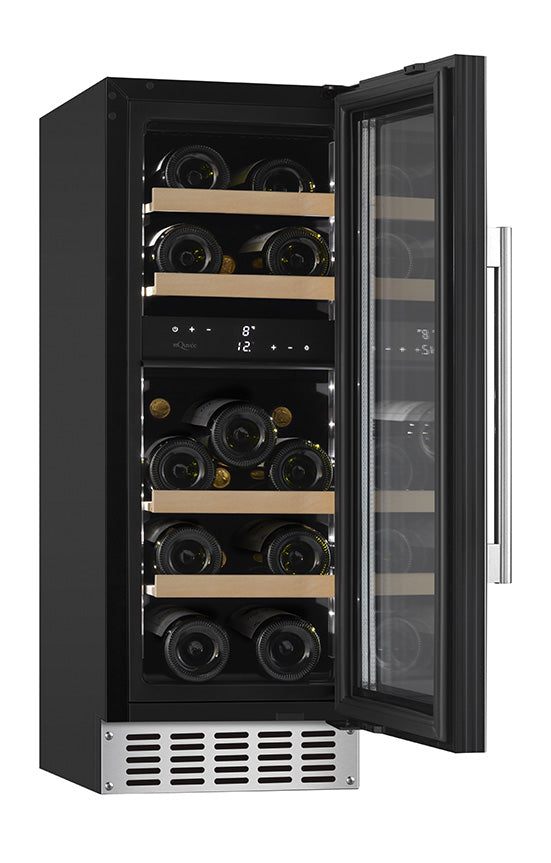 mQuvée - WineCave 700 30D Stainless Dual Zone Wine Fridge