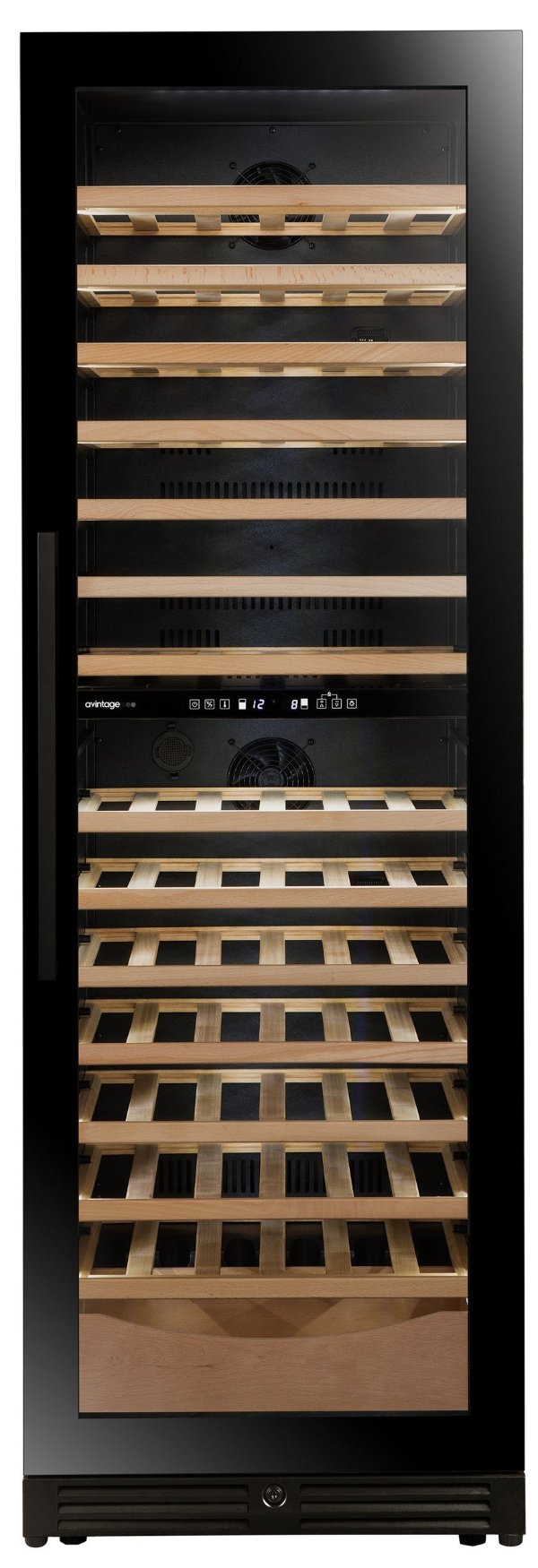 Avintage - 109 Bottle Dual Zone Wine Fridge - AVI110DZB1