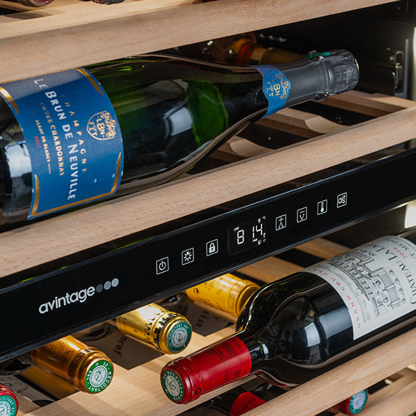 Avintage - AVU50PLATINUM Dual Zone Built-In Wine Fridge