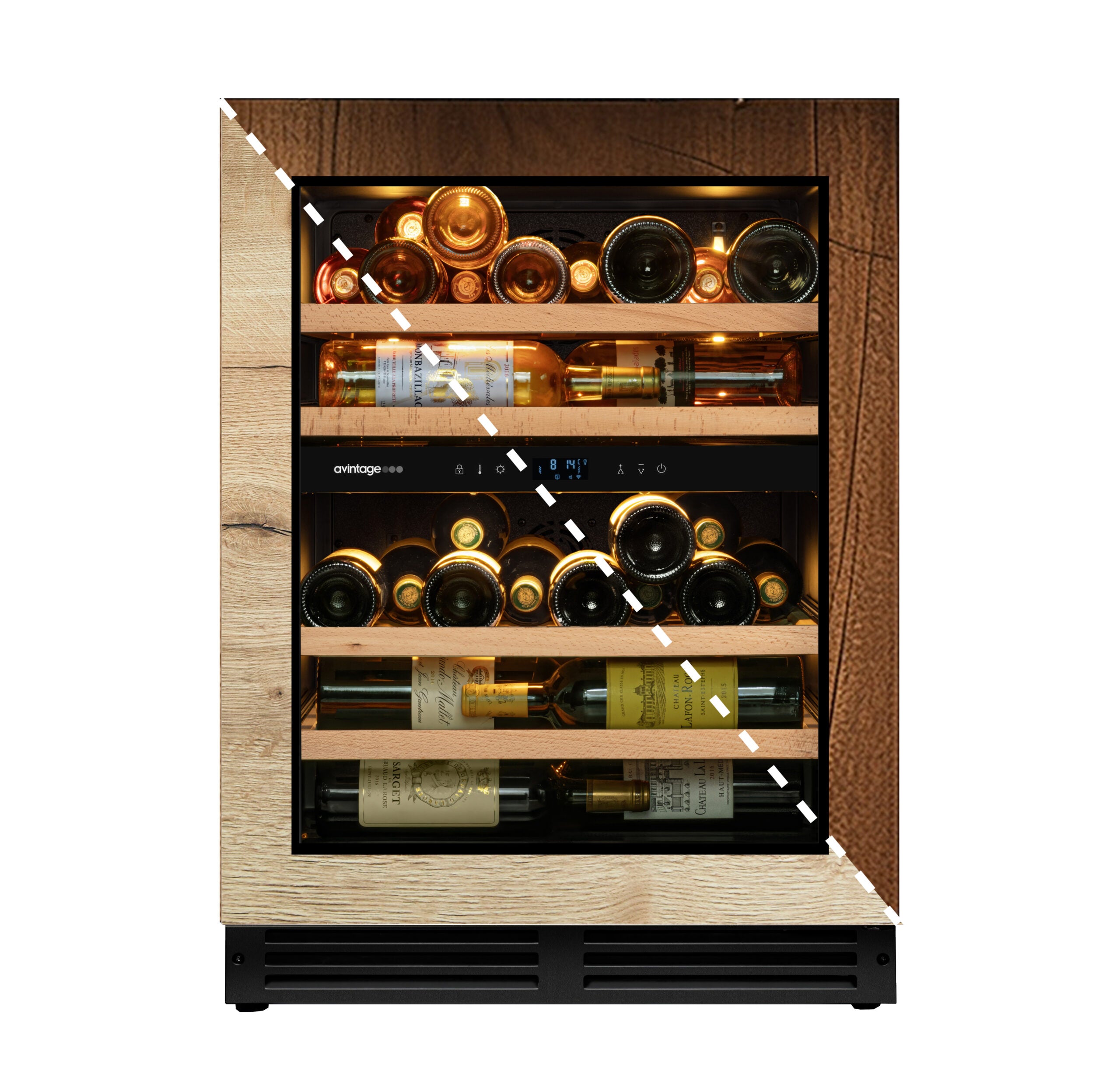 Avintage AVU50PANEL Panel Ready | 47 Bottle Dual Zone Wine Fridge