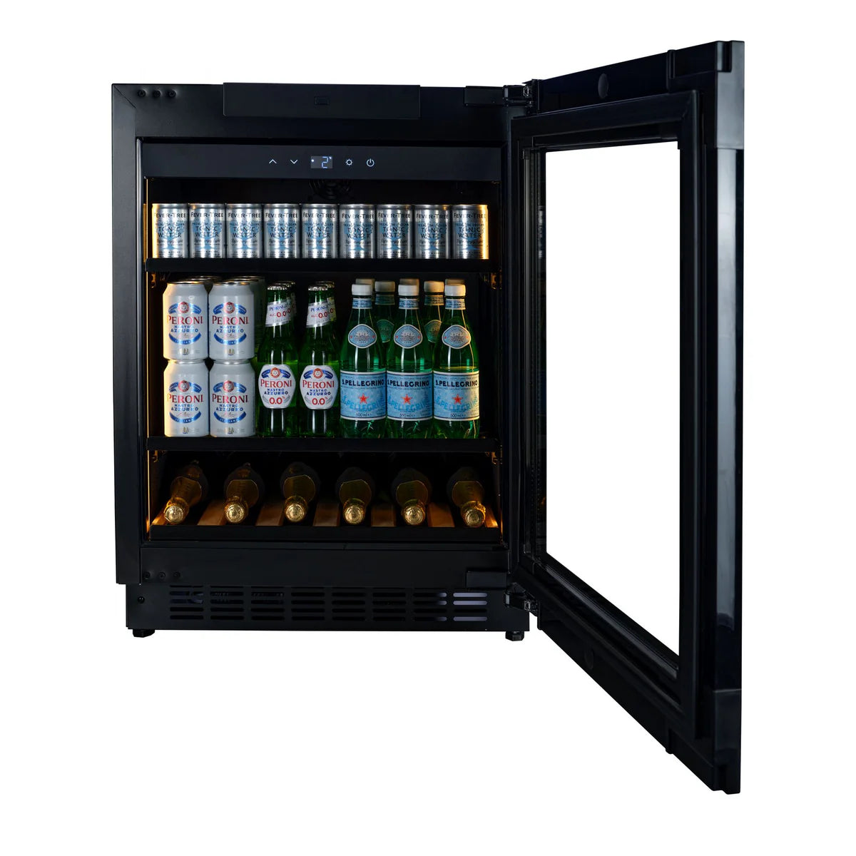 CELLA - 600mm - 118L Undercounter Drinks Fridge - Single Zone - BV34B-TO