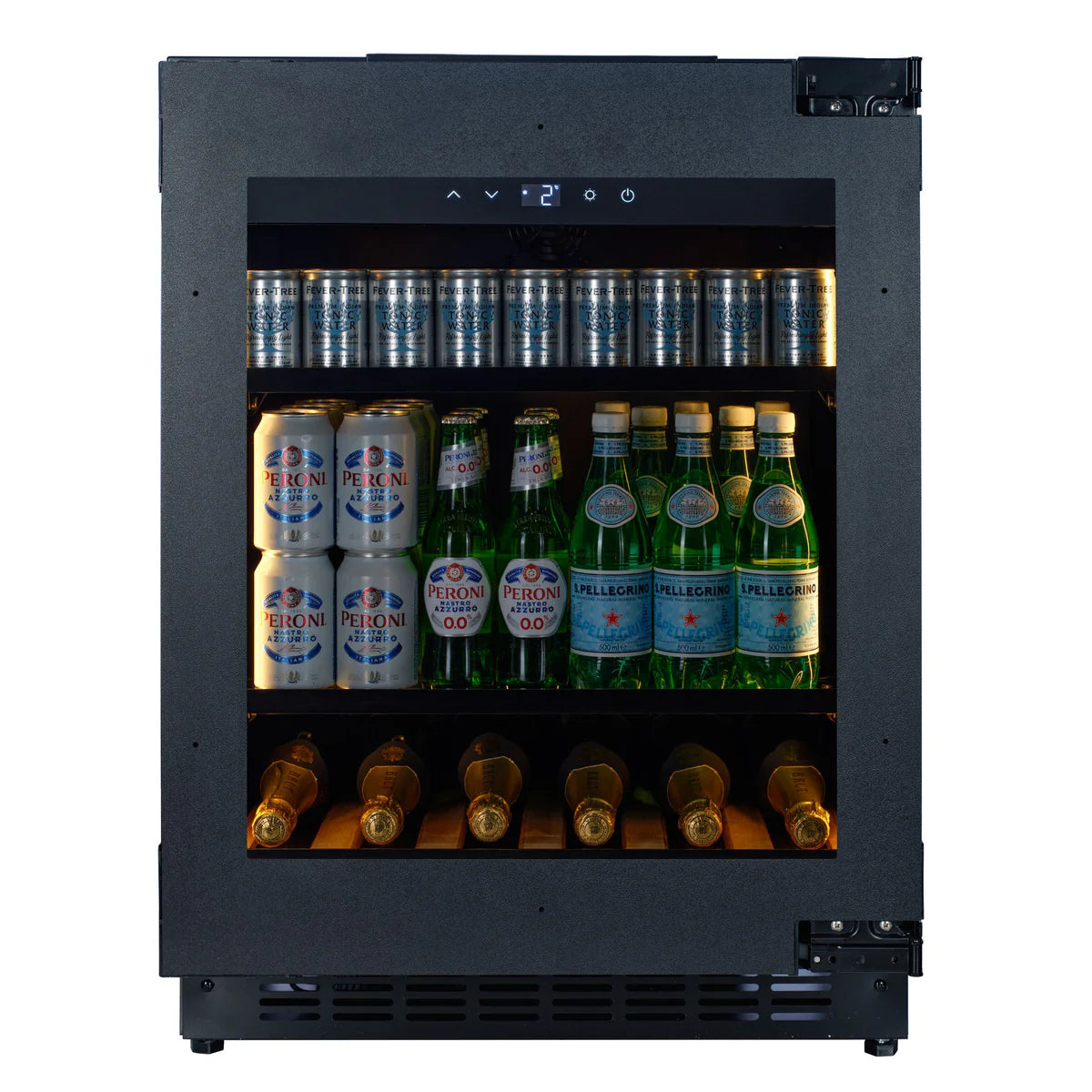 CELLA - 600mm - 118L Undercounter Drinks Fridge - Single Zone - BV34PANEL-TO