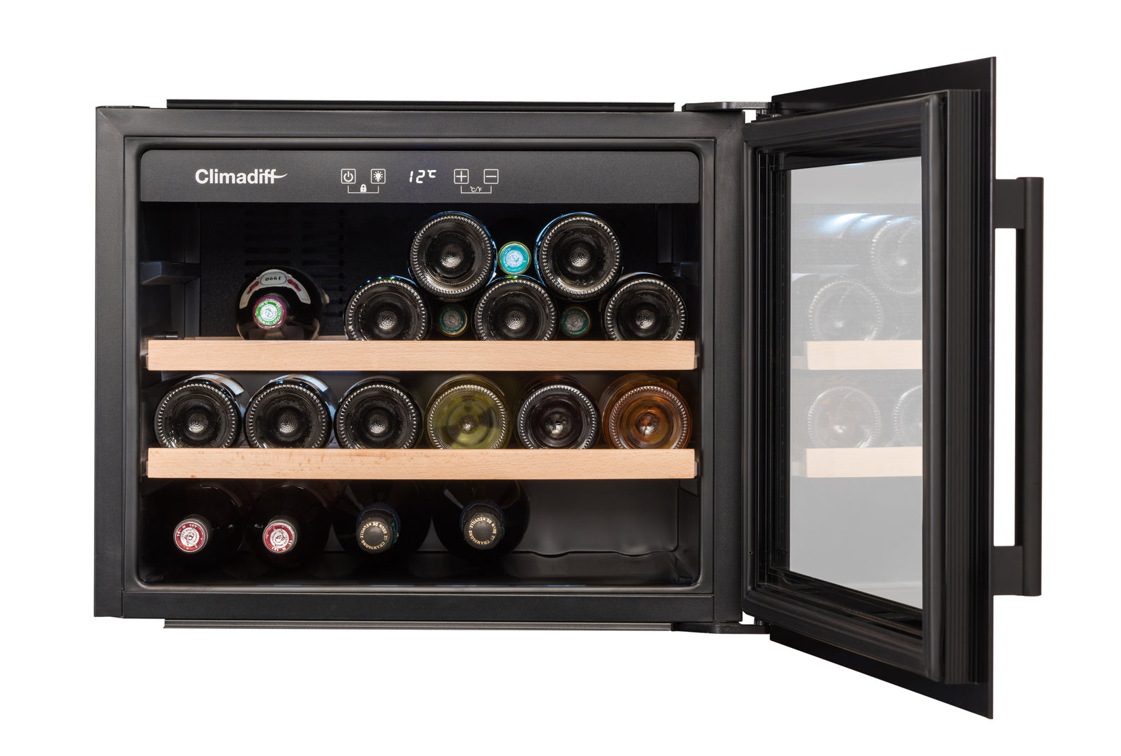 Climadiff - 28 Bottle Integrated Wine Cooler - CBI28S1B