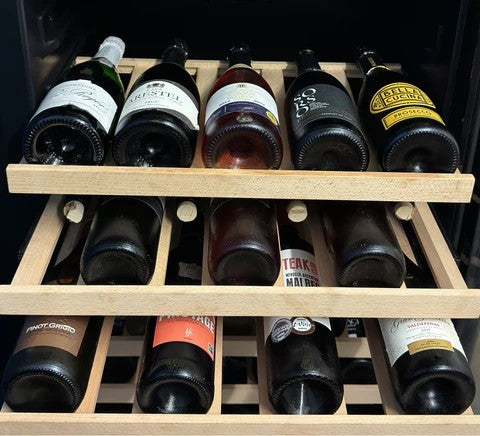 CELLA - 39 Bottle Dual Zone Wine Fridge - W39D-BLACK