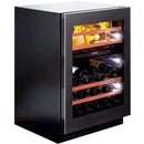 Dunavox Flow 45 - 45 Bottle Dual Zone Built-In Wine Cooler (88cm) - DAUF-45.125DSS.TO