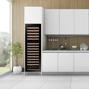 Dunavox Glance - 114 Bottle Dual Zone Integrated Wine Cooler - DAVG-114.288DB.TO
