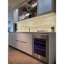 Dunavox - 32 Bottle Glance-32 Dual Zone Integrated Wine Cooler - DAVG-32.80DSS.TO