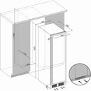 Dunavox DX-108.330DSS - 108 Bottle Freestanding/Built-In Dual Zone Wine Cabinet