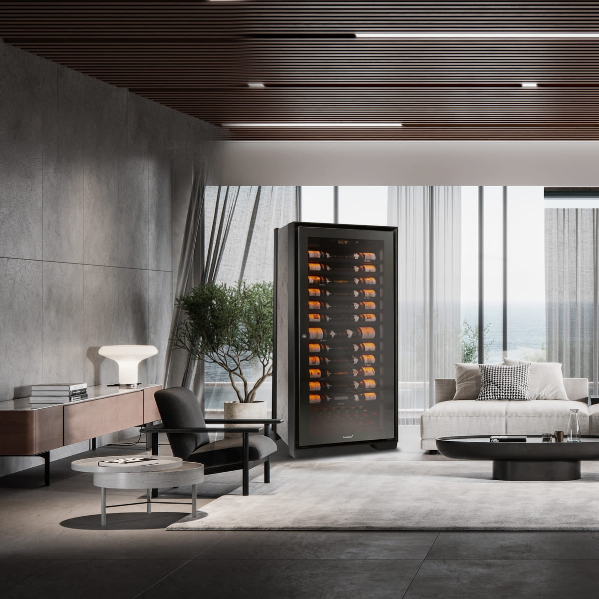 Eurocave - Royale Wine Cabinet - V-ROYALE-L - 124 Bottle
