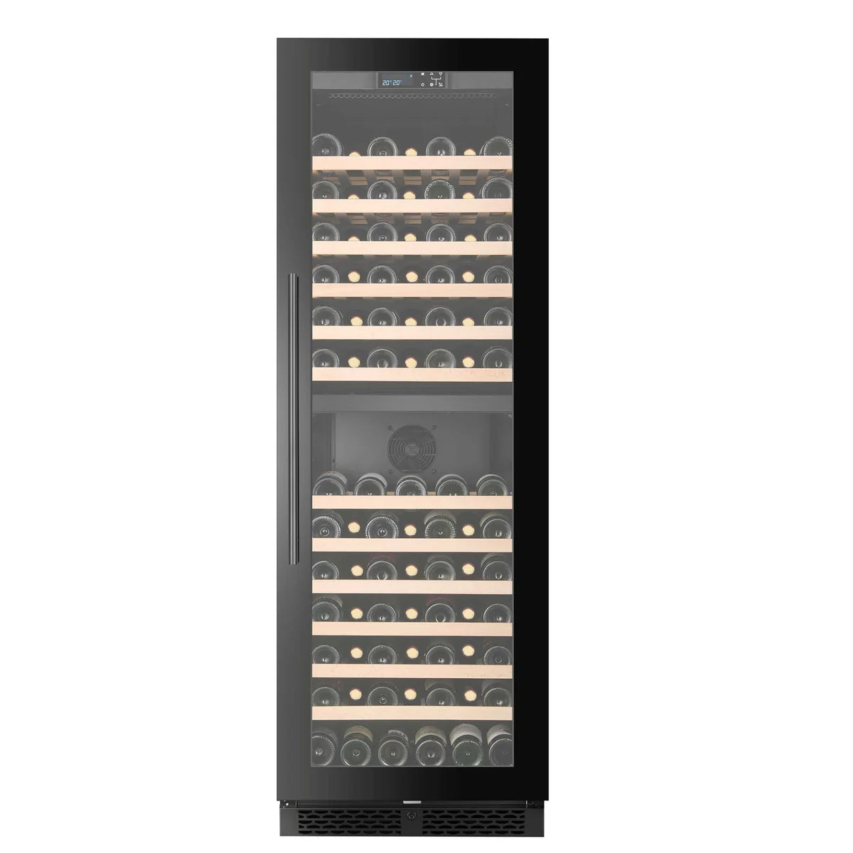 CELLA - 101 Bottle Dual Zone Wine Fridge - FWS93D-BLACK