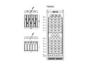 CELLA - 101 Bottle Dual Zone Wine Fridge - FWS93D-BLACK