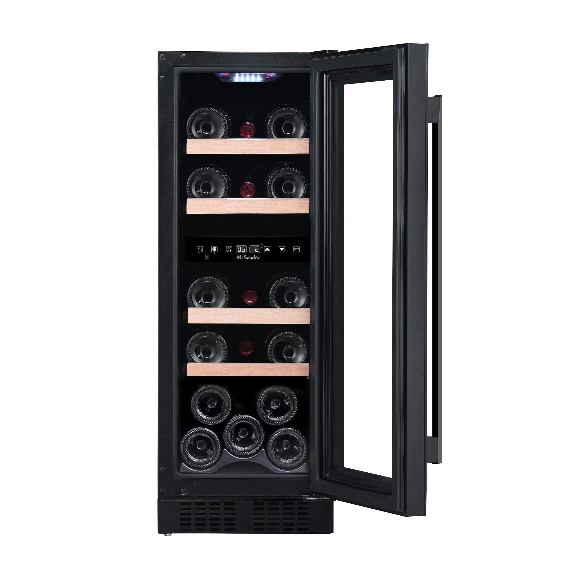 La Sommeliere - 18 Bottle Dual Zone Wine Cooler - LSBU18DZ