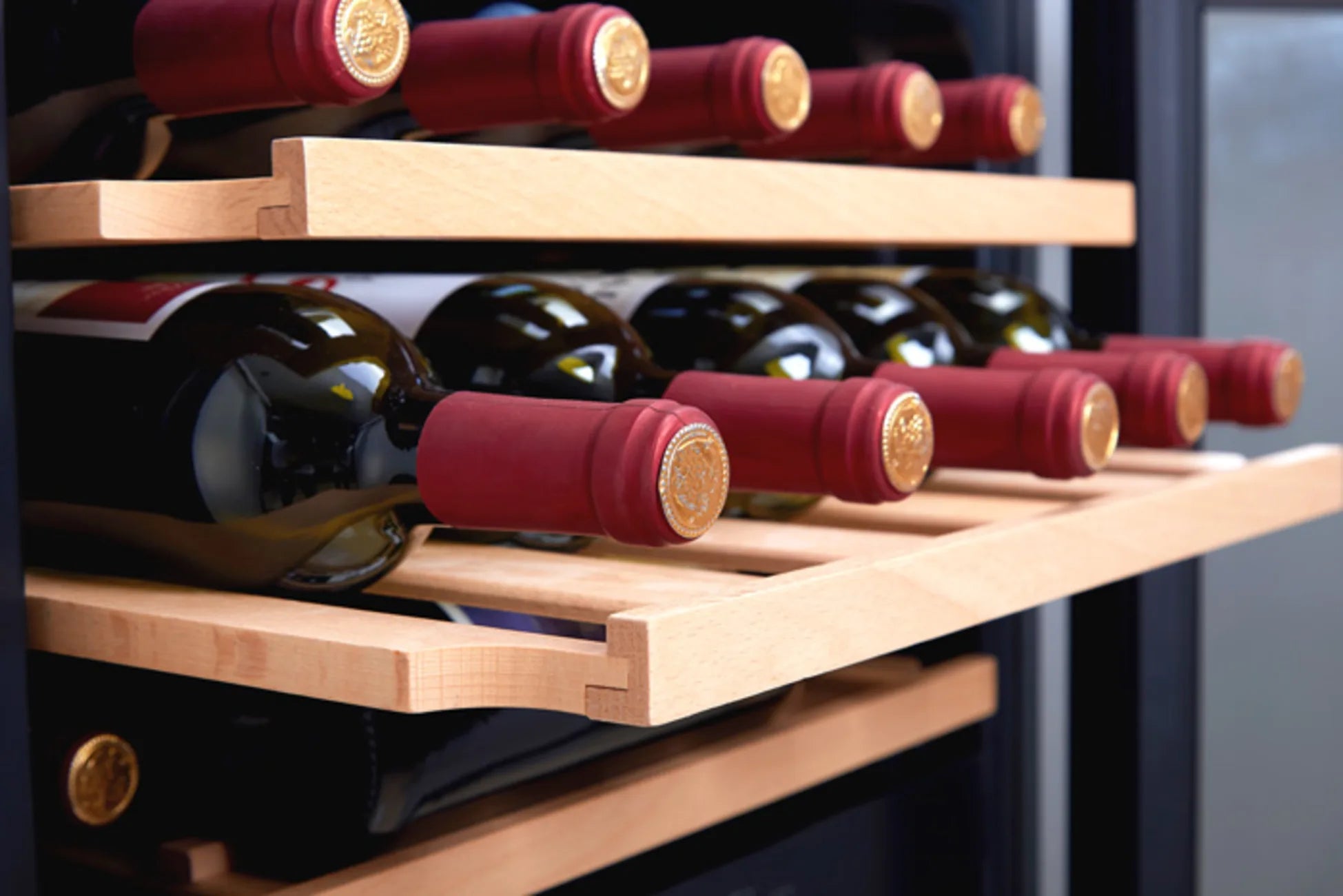 Cavin - Polar Collection 51 Black Dual Zone Wine Fridge