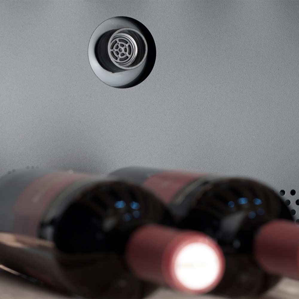 Vestfrost - 197 Bottle Dual Zone Wine Cooler - FZ365W-BLACK
