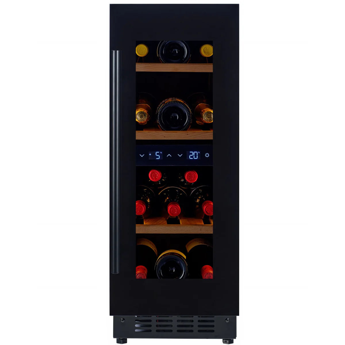 CELLA - 18 Bottle Dual Zone Wine Fridge - W18D-BH