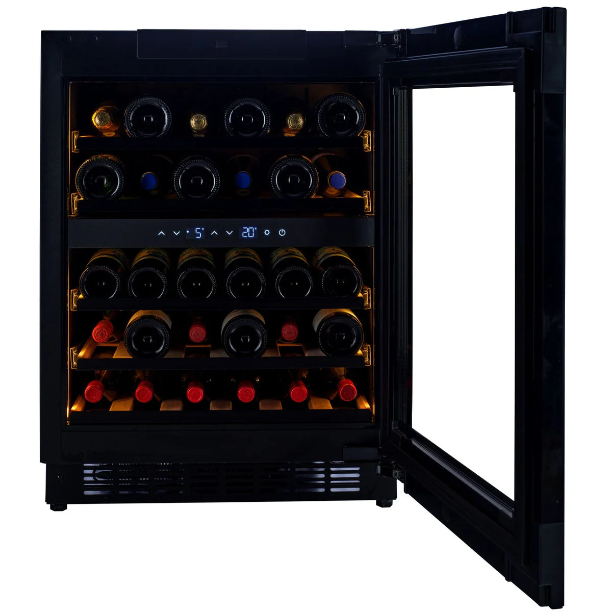 CELLA - 36 Bottle Dual Zone Wine Fridge - W34PANEL-TO