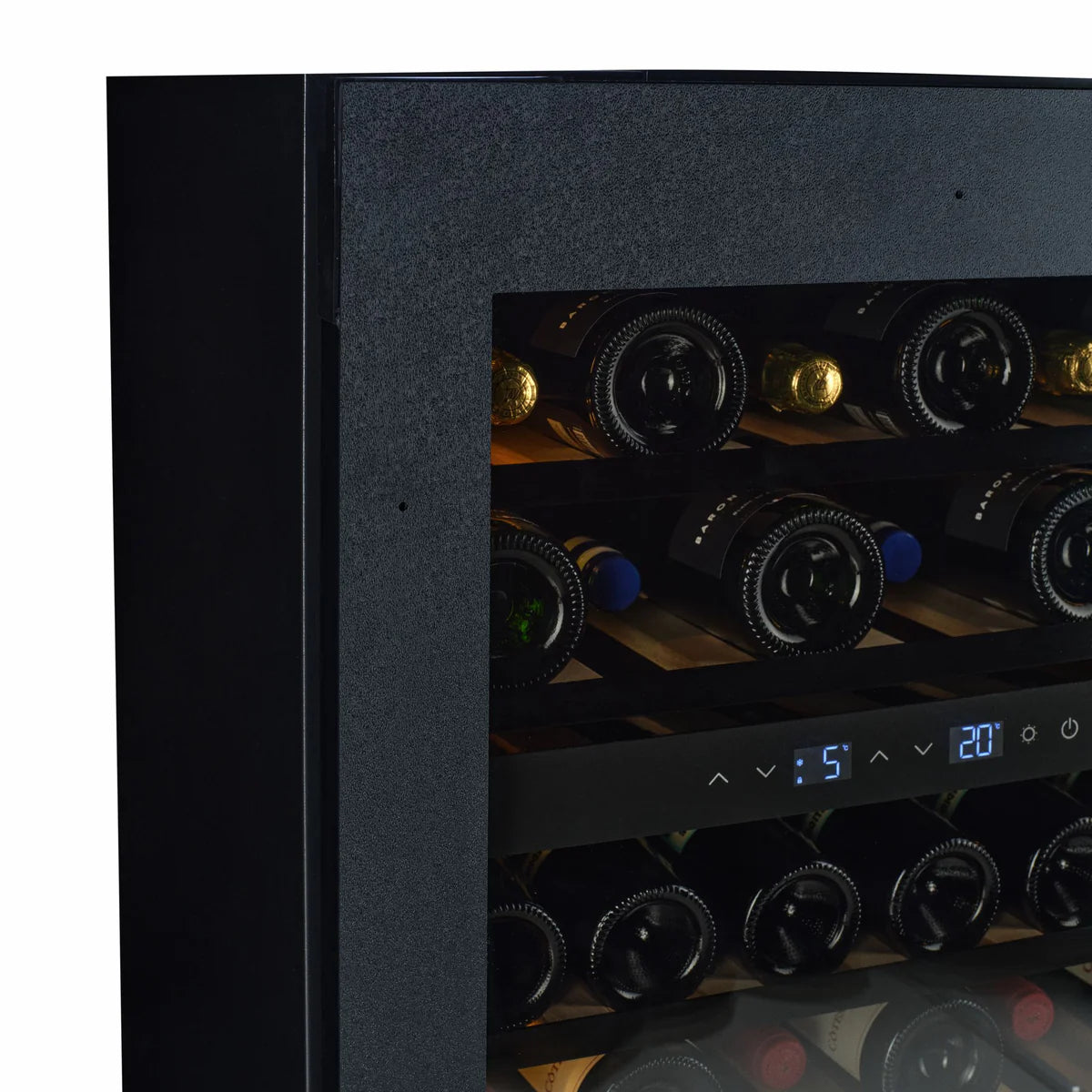 CELLA - 36 Bottle Dual Zone Wine Fridge - W34PANEL-TO