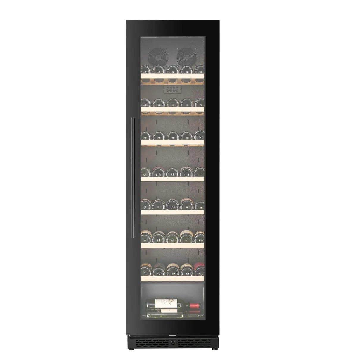 CELLA - 74 Bottle Single Zone Wine Fridge - W82S-BLACK