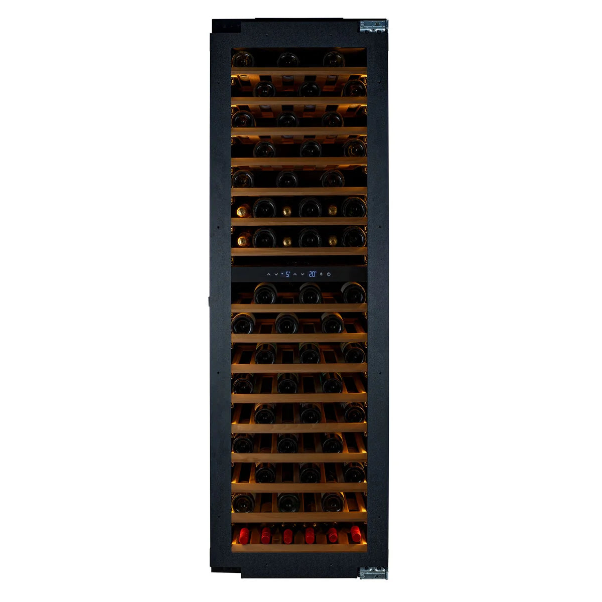 CELLA W96PANEL-TO | 96 Bottle Dual Zone Wine Fridge