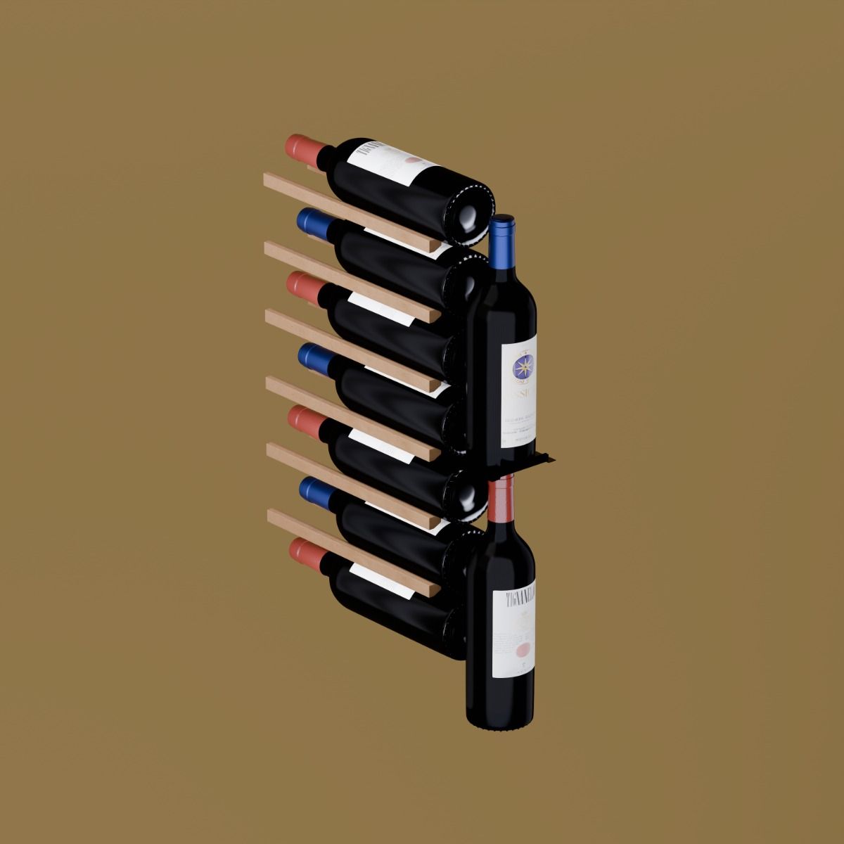 Swisscave - Built-Under 9 Bottle Single Zone Wine Cooler - WLU-30F