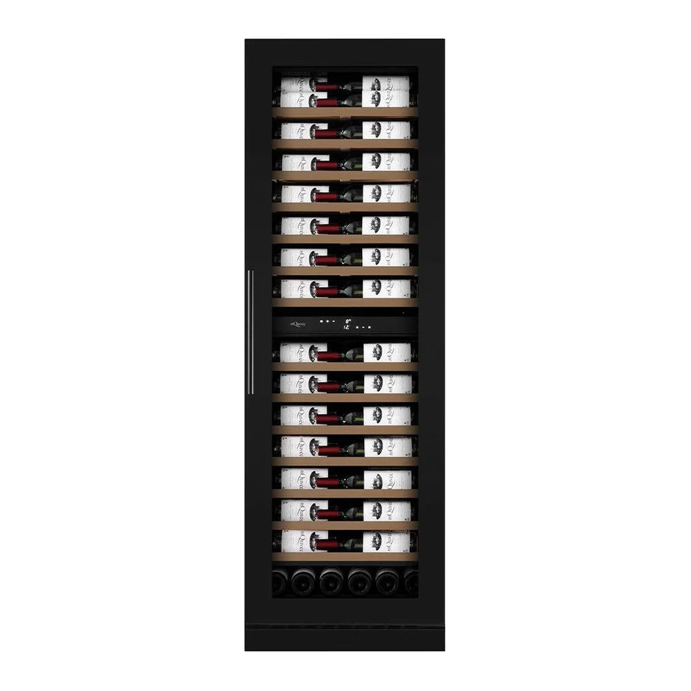 mQuvée WineCave 187 Black Label View | 120 Bottle Dual Zone Fridge