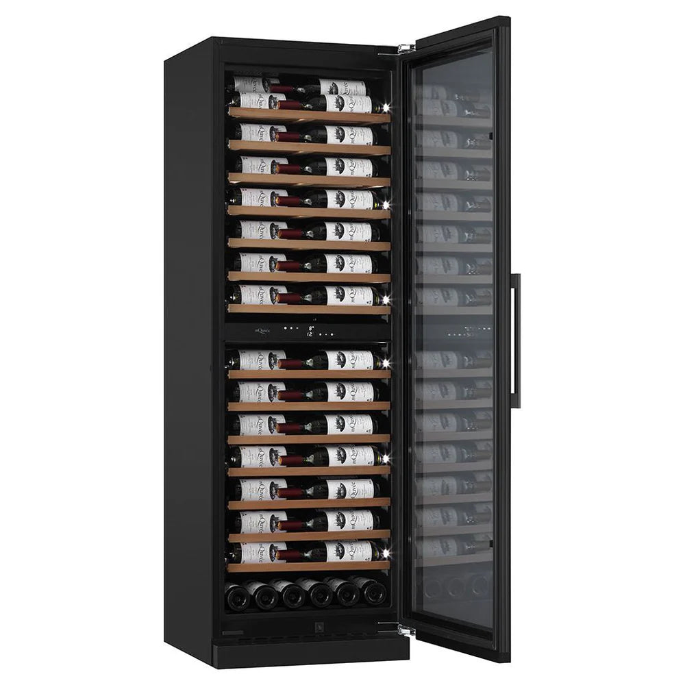 mQuvée - WineCave 187 Anthracite Black Label View Wine Fridge