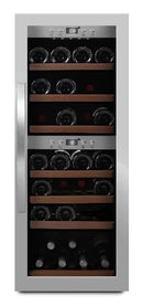mQuvée - WineExpert 38 Stainless Dual Zone Wine Fridge
