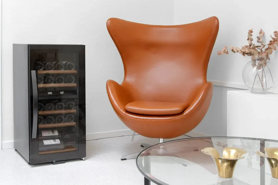mQuvée - WineExpert 24 Dual Zone Wine Fridge - Fullglass Black