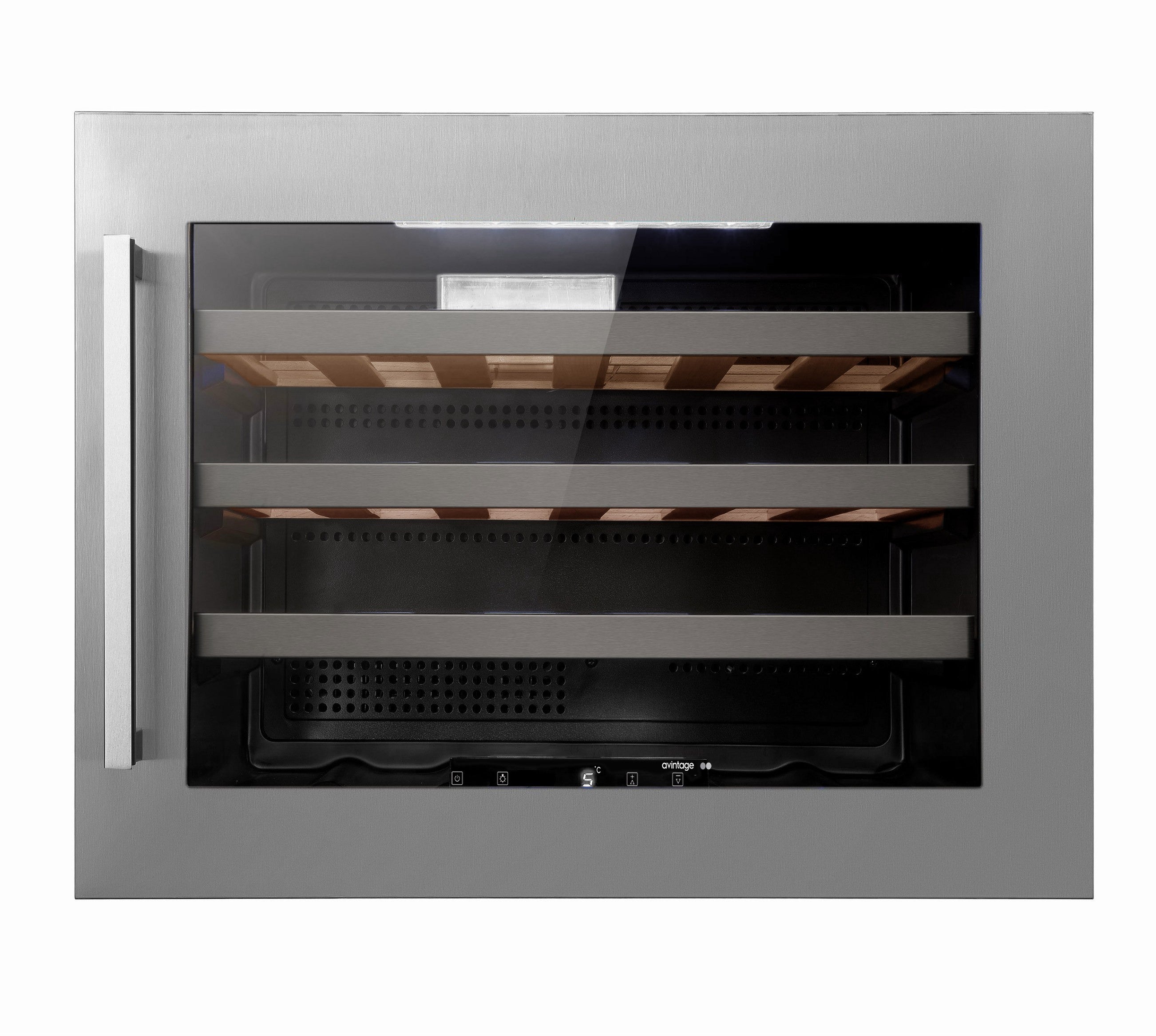 Avintage - 24 Bottle Single Zone Integrated Wine Cooler - AVI24S2X