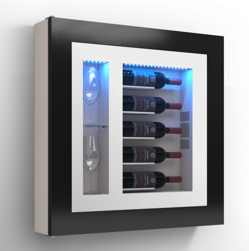 Quadro Vino - Wine Wall Picture QV52 - 5 Bottle Display