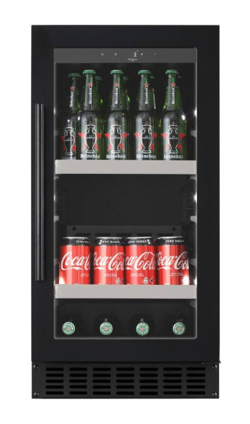 mQuvée - BeerServer 40 Anthracite Black Undercounter Drinks Fridge