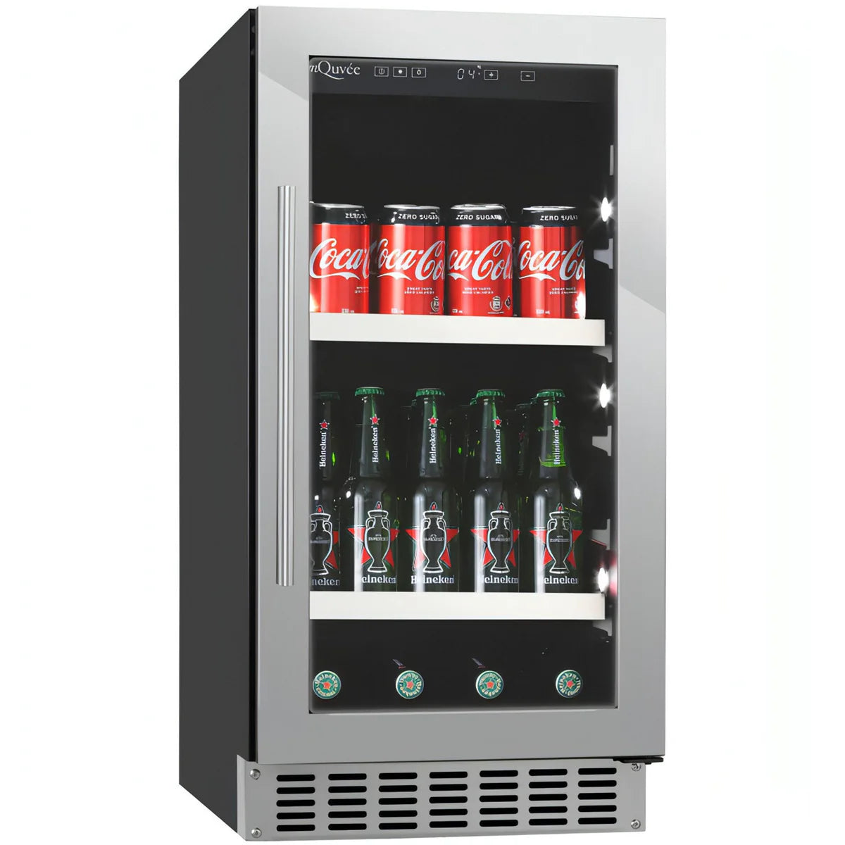mQuvée - BeerServer 40 Stainless Undercounter Drinks Fridge