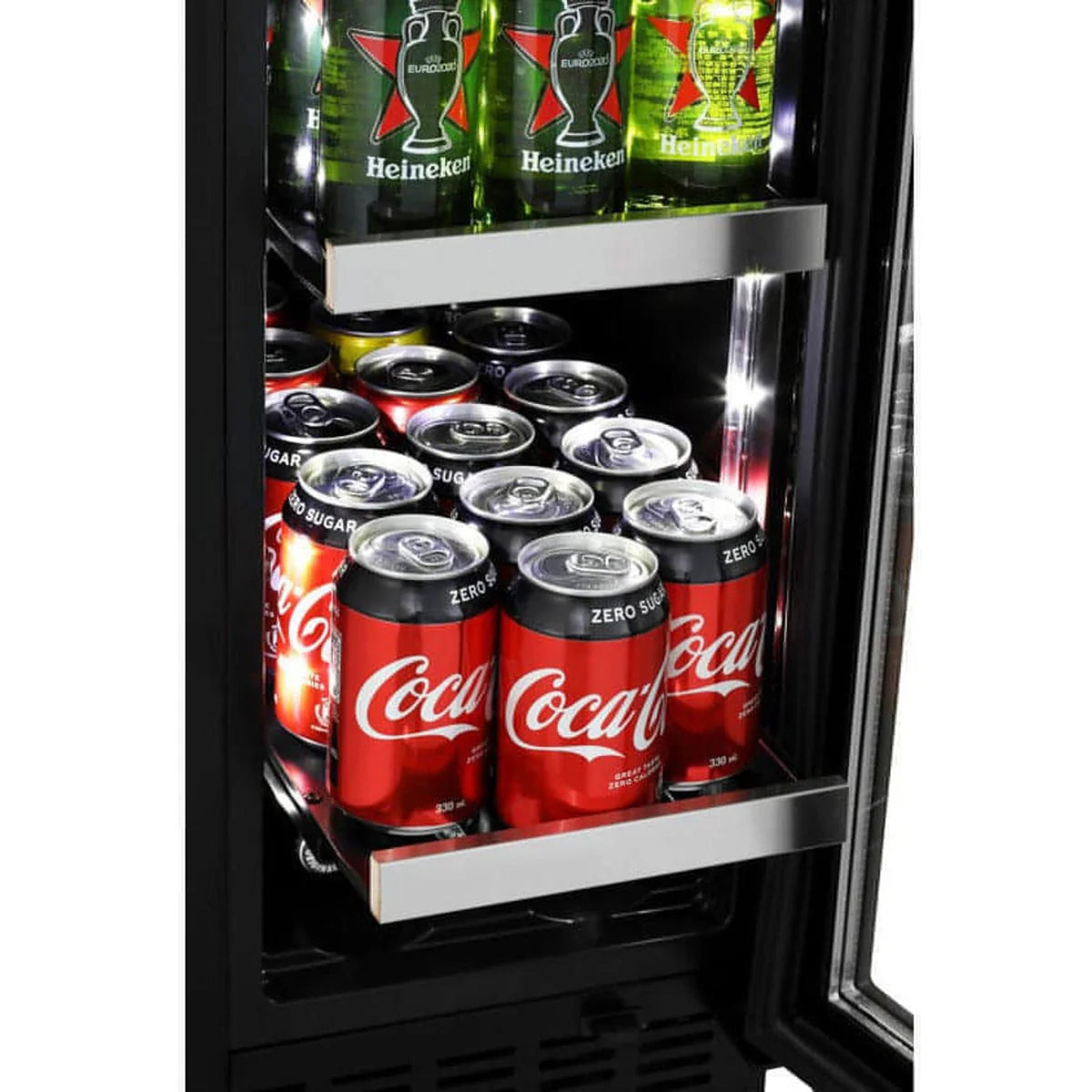mQuvée - BeerServer 40 Stainless Undercounter Drinks Fridge