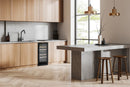 Cavin - Arctic Collection 40D Fullglass Black Dual Zone Wine Fridge