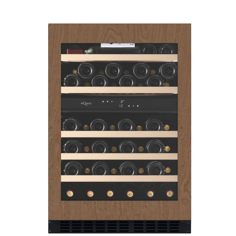 mQuvée - WineCave 780 60D Panel Ready Dual Zone Wine Fridge