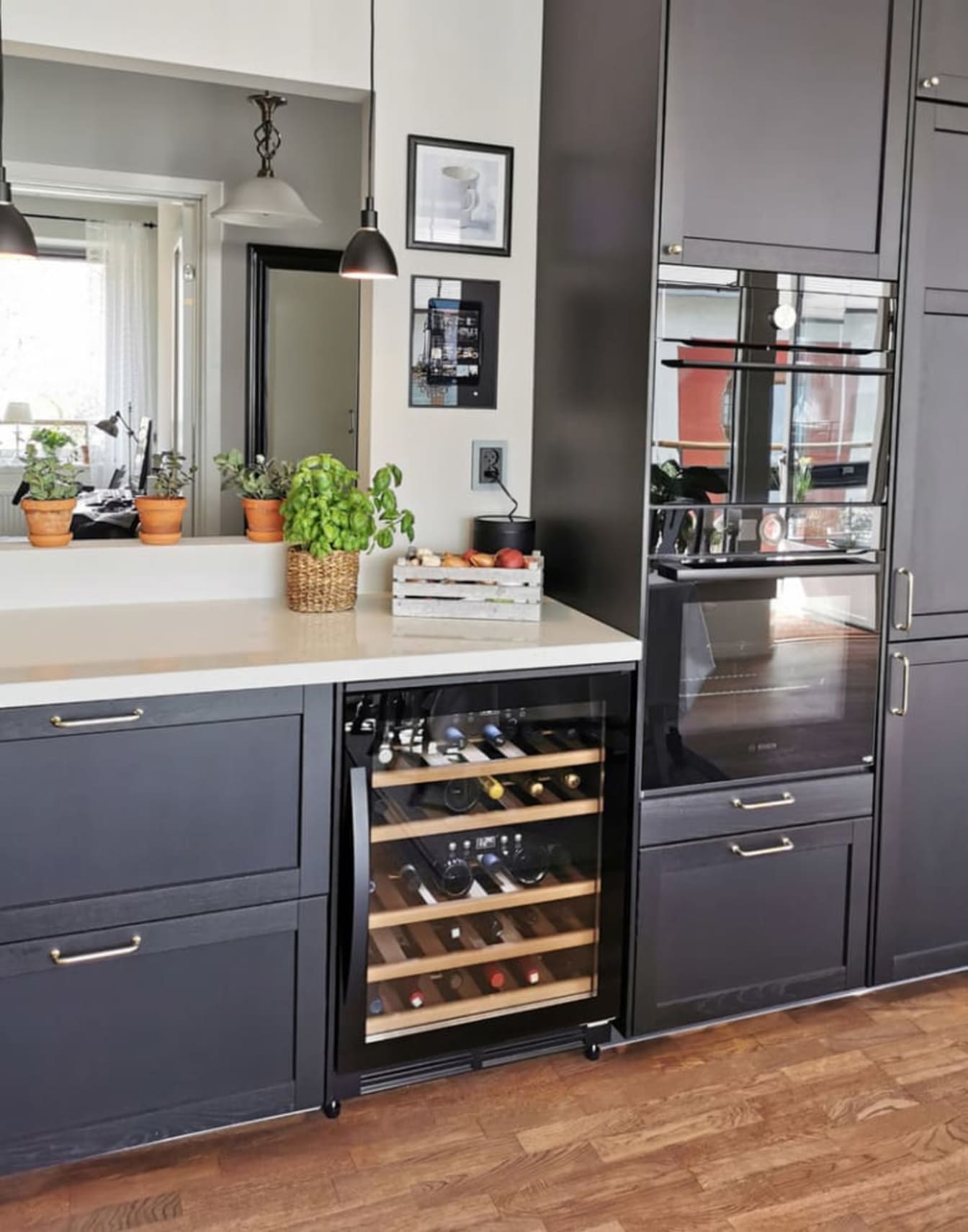 Cavin - Scandinavian Collection 40 Black Dual Zone Wine Fridge
