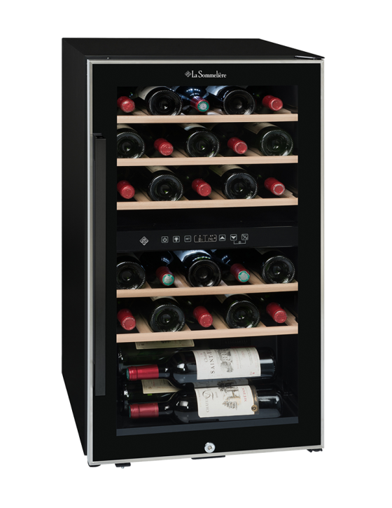 La Sommeliere - 29 Bottle Dual Zone Wine Cooler - ECS31.2Z