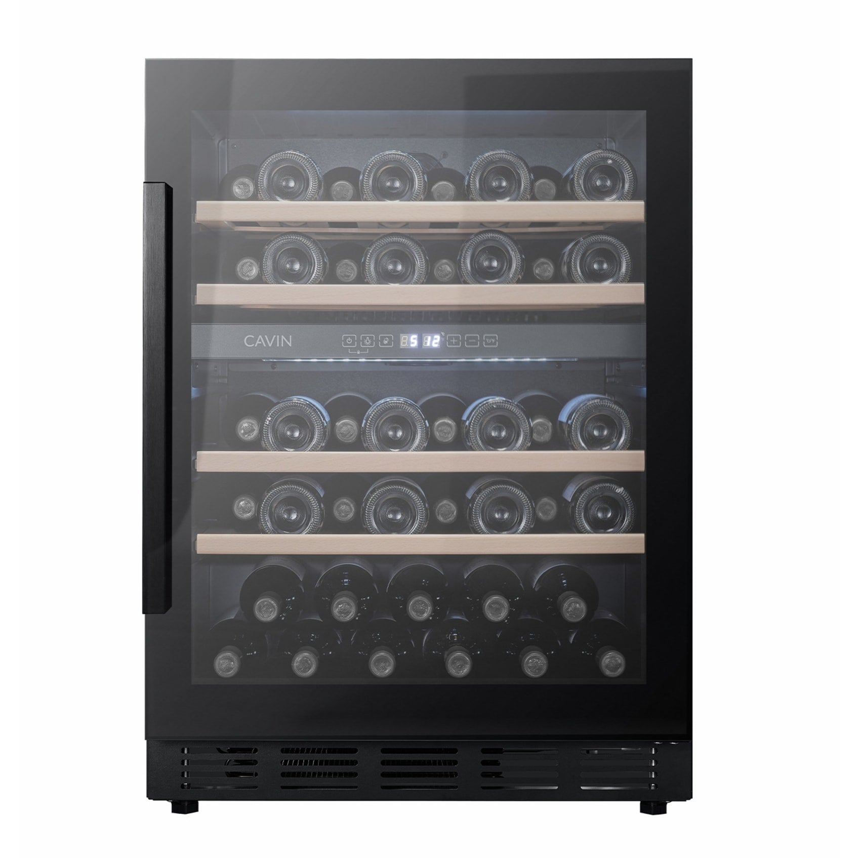 Cavin - Arctic Collection 60D Fullglass Black Wine Fridge