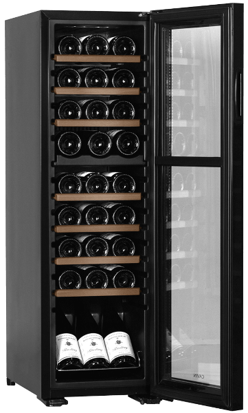Cavin - Northern Collection 27 Black - Dual Zone Wine Fridge