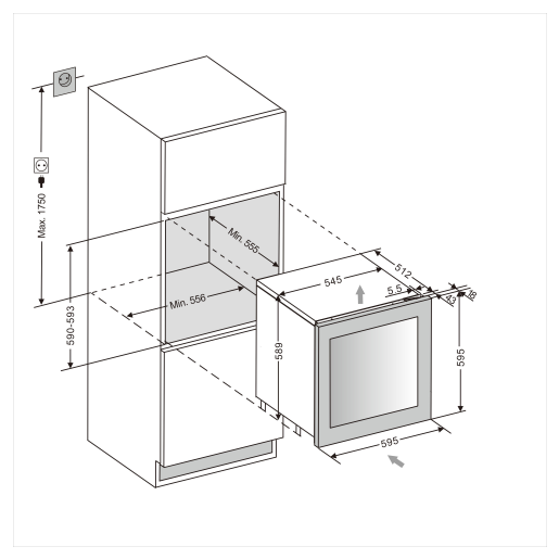 mQuvée - WineKeeper Exclusive 25D Panel Ready Dual Zone Wine Fridge