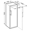 Liebherr - Vinidor 178 Bottle Triple Zone Wine Cooler - WTes 5872