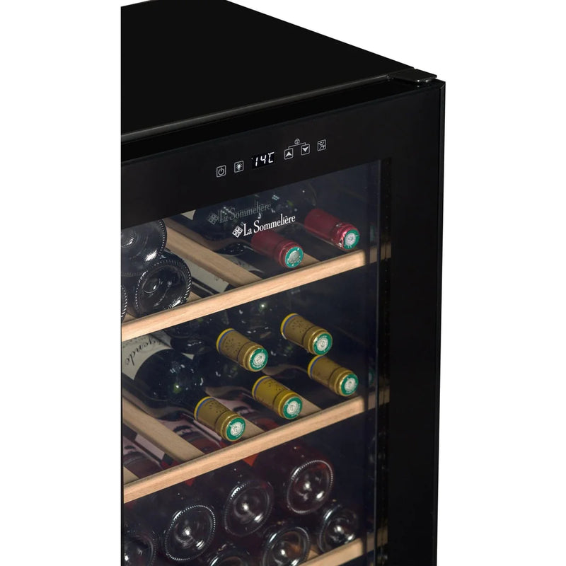 La Sommeliere - 36 Bottle Single Zone Wine Cooler - LS36BLACK