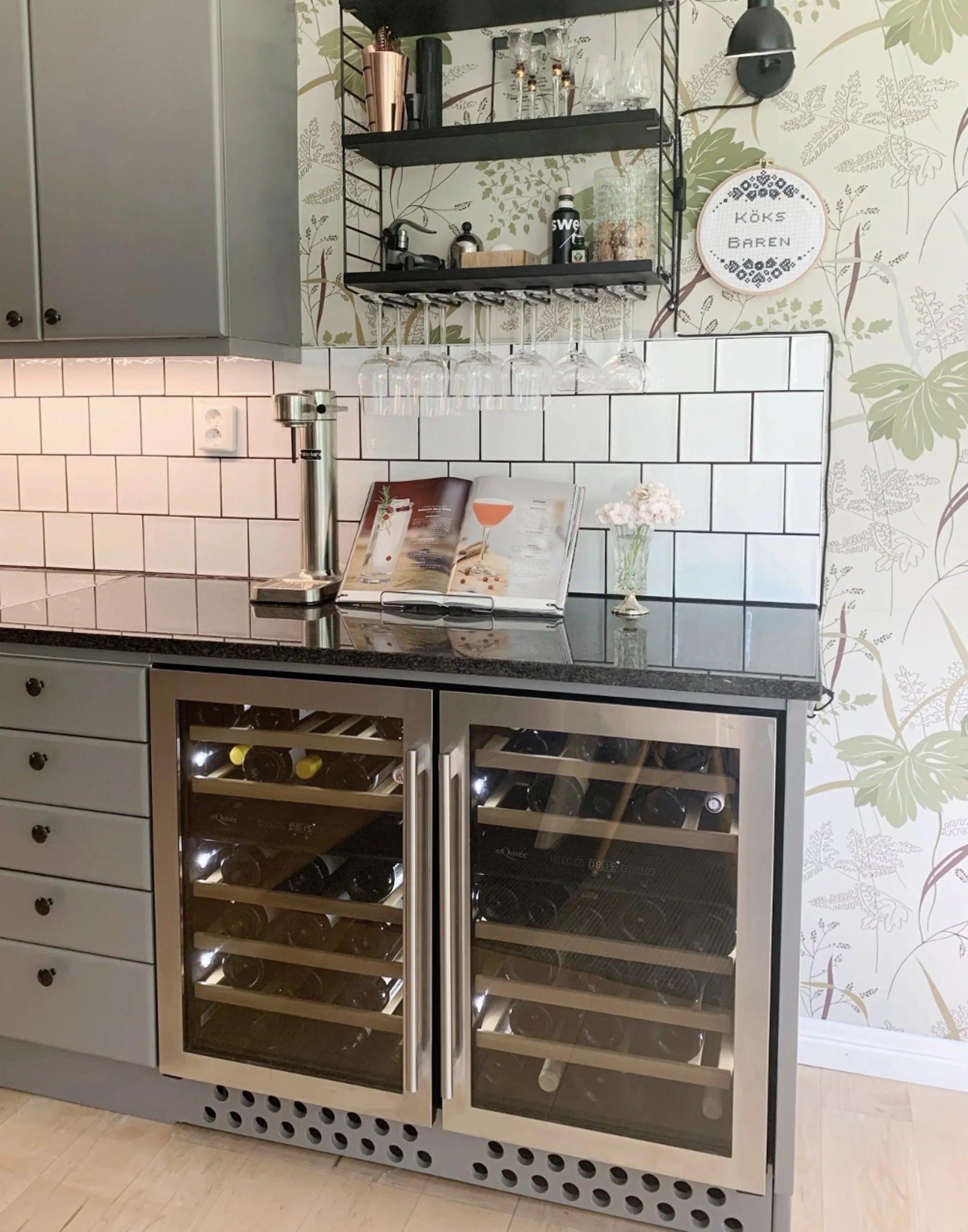 mQuvée - WineCave 700 50D Stainless Dual Zone Wine Fridge